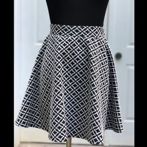 Black and White Skirt